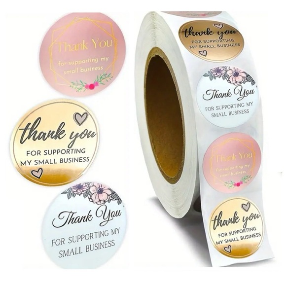 ‼️$5 SALE‼️ THANK YOU For Supporting My Small Business Assorted Stickers - Picture 6 of 12